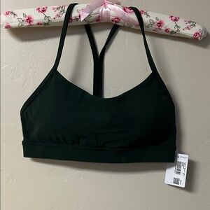 Lululemon Women’s Green Strappy Bralette - Size 6